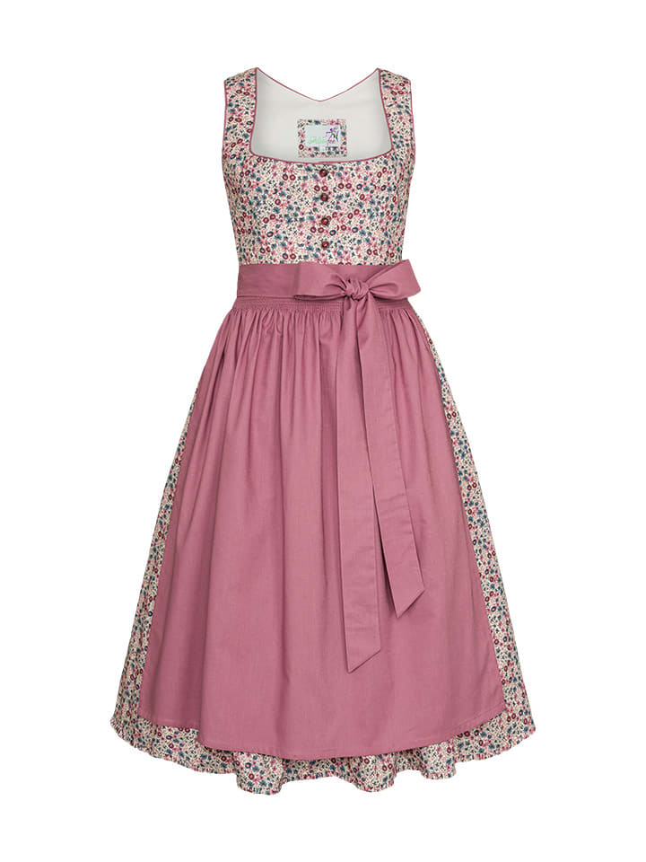 Alpenfee Dirndl ''Molly'' in Lila/ Bunt günstig kaufen