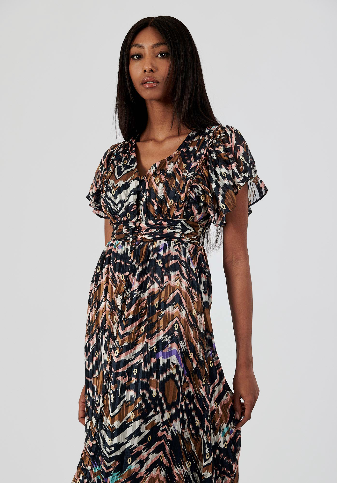CRAF   Robe longue imprimé femme