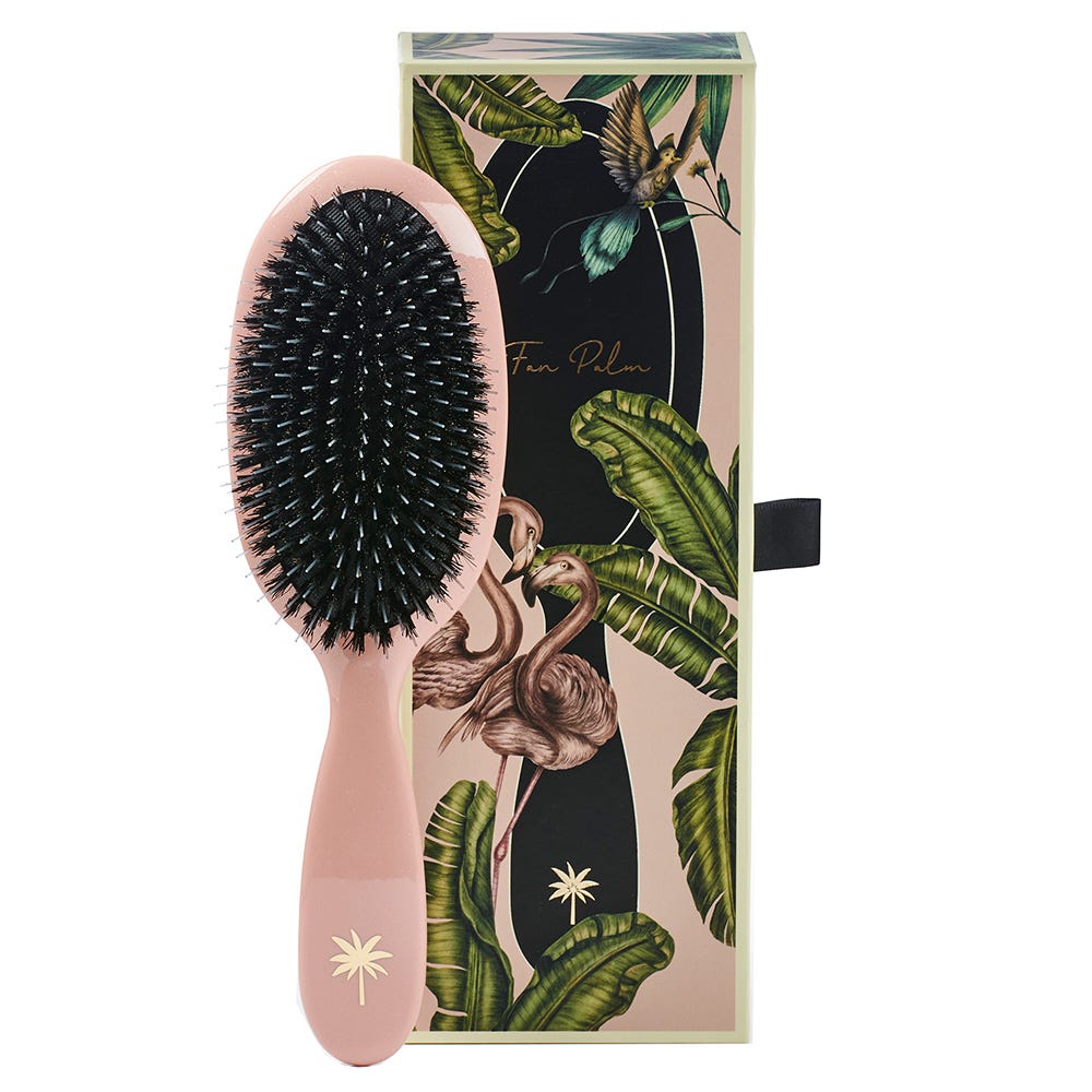 Fan Palm Boar- & Nylon Brush Blush - Medium