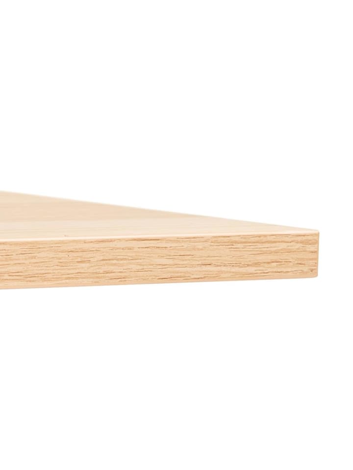 KADIMA DESIGN Schreibtisch MDF & Metall, Konferenztisch kompakt, 140x140 cm in Beige-Schwarz günstig kaufen