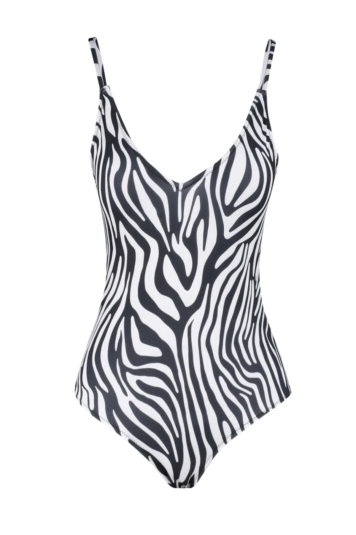 Trendyol Collection  Badeanzug - Mehrfarbig - Animal Print
