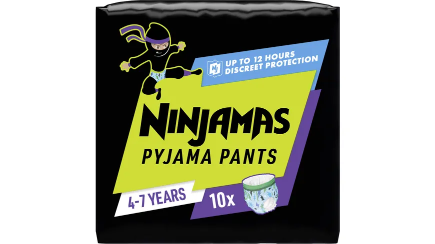 Ninjamas Pyjama Pants für Jungs 4-7 Jahre