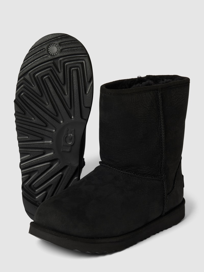 Boots mit Teddyfutter Modell 'CLASSIC' in schwarz