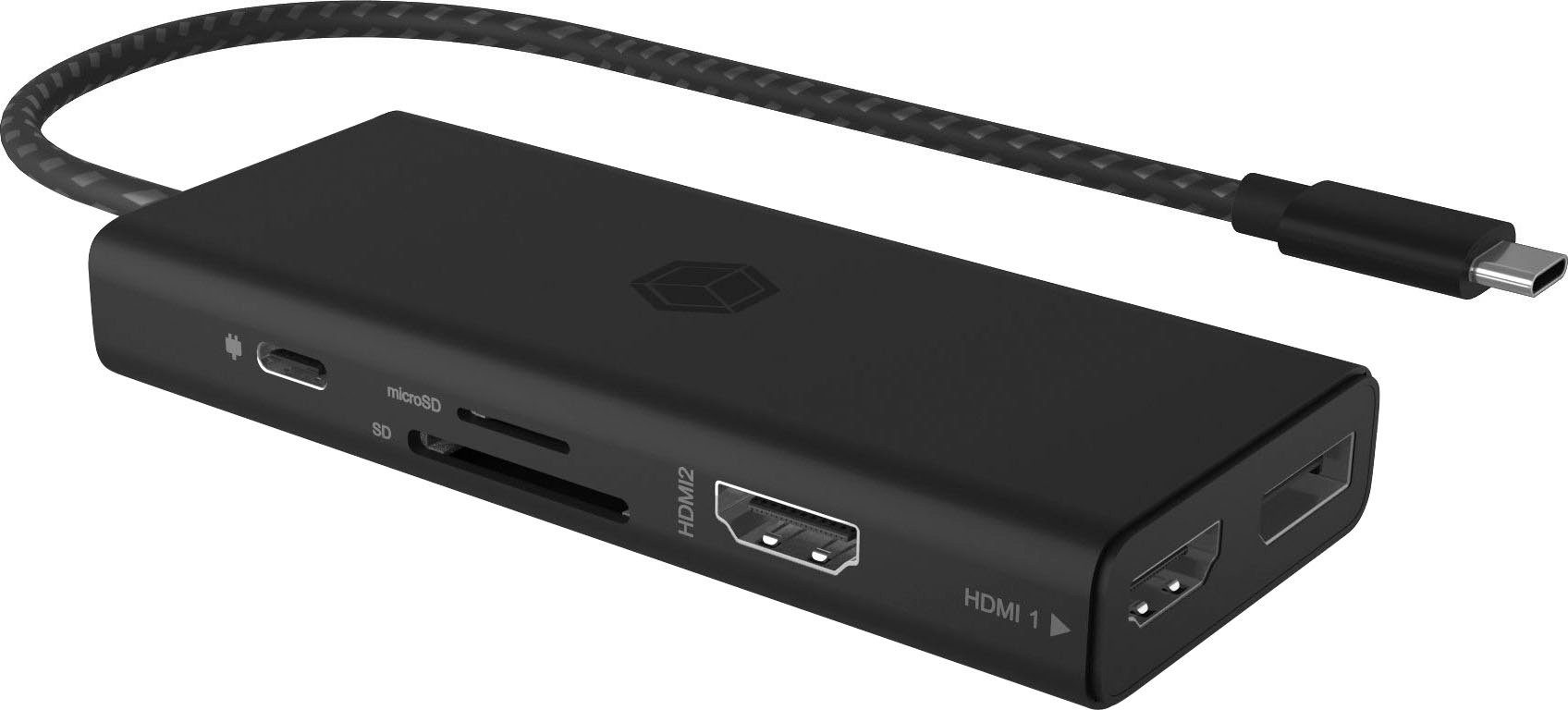 ICY BOX Laptop-Dockingstation ICY BOX USB Type-C Notebook DockingStation, zu 9 weiteren Anschlüssen