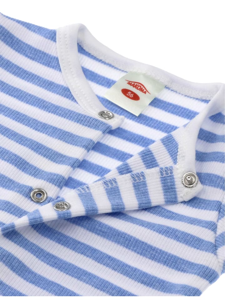 Makoma Strampler Greco in blau weiß günstig kaufen 86