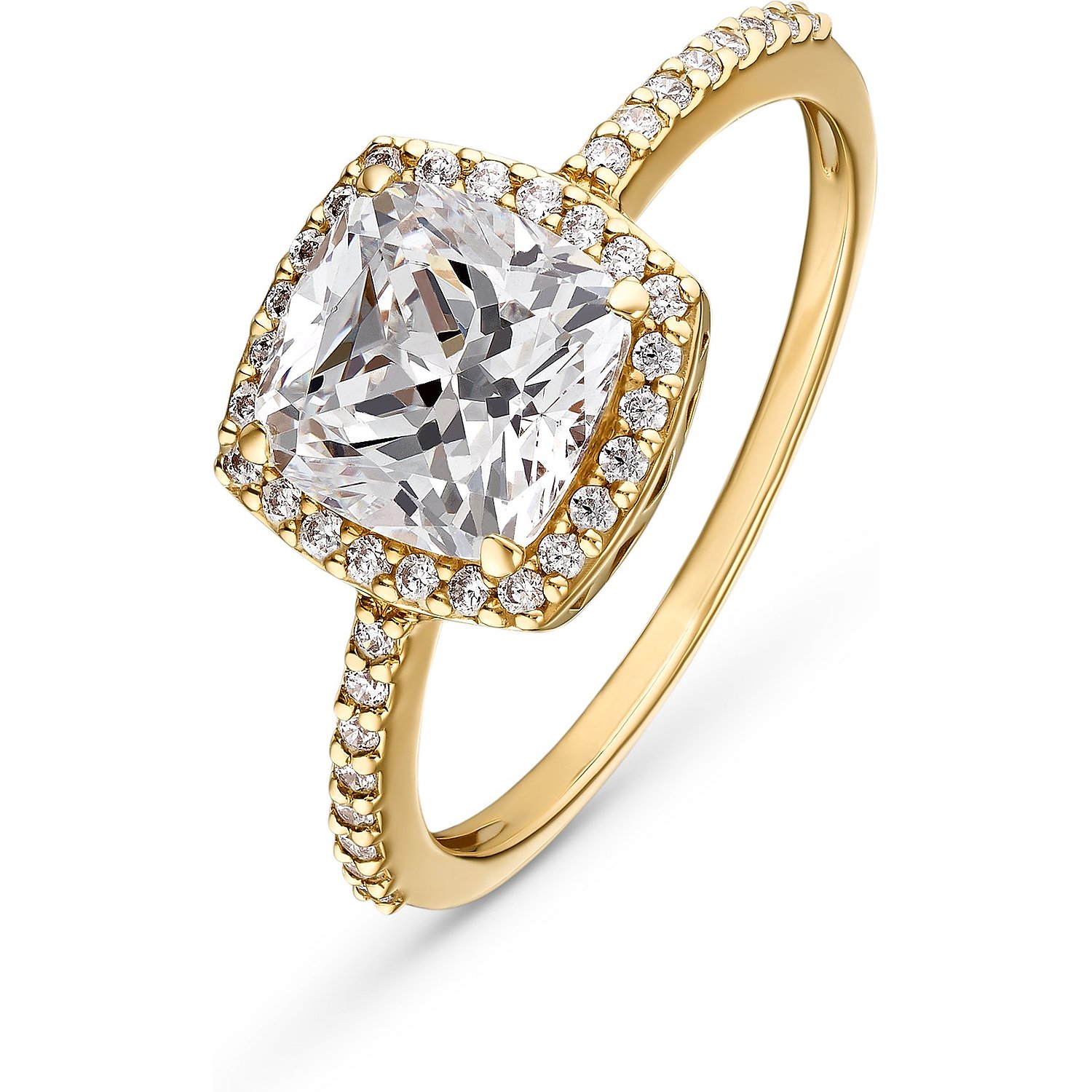 Damenring 375er Gelbgold