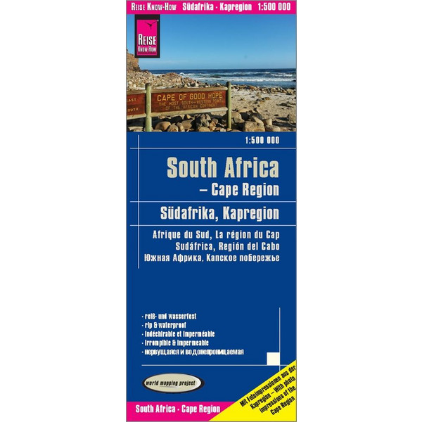 Reise Know-How Landkarte Südafrika Kapregion 1 : 500.000 - Straßenkarte