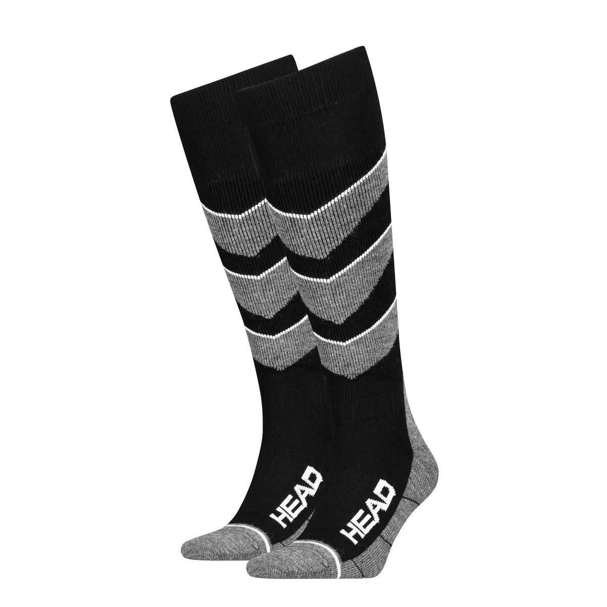 HEAD V-Shape 6er-pack Black/White Unisex kniehohe Ski-Socken