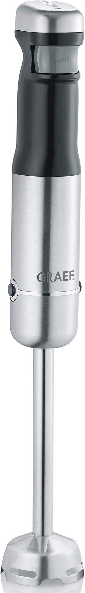 Graef Akku-Stabmixer HB 802, kabellos, 200 W, inkl. 4-teiligem Zubehör und Aufbewahrungsbox