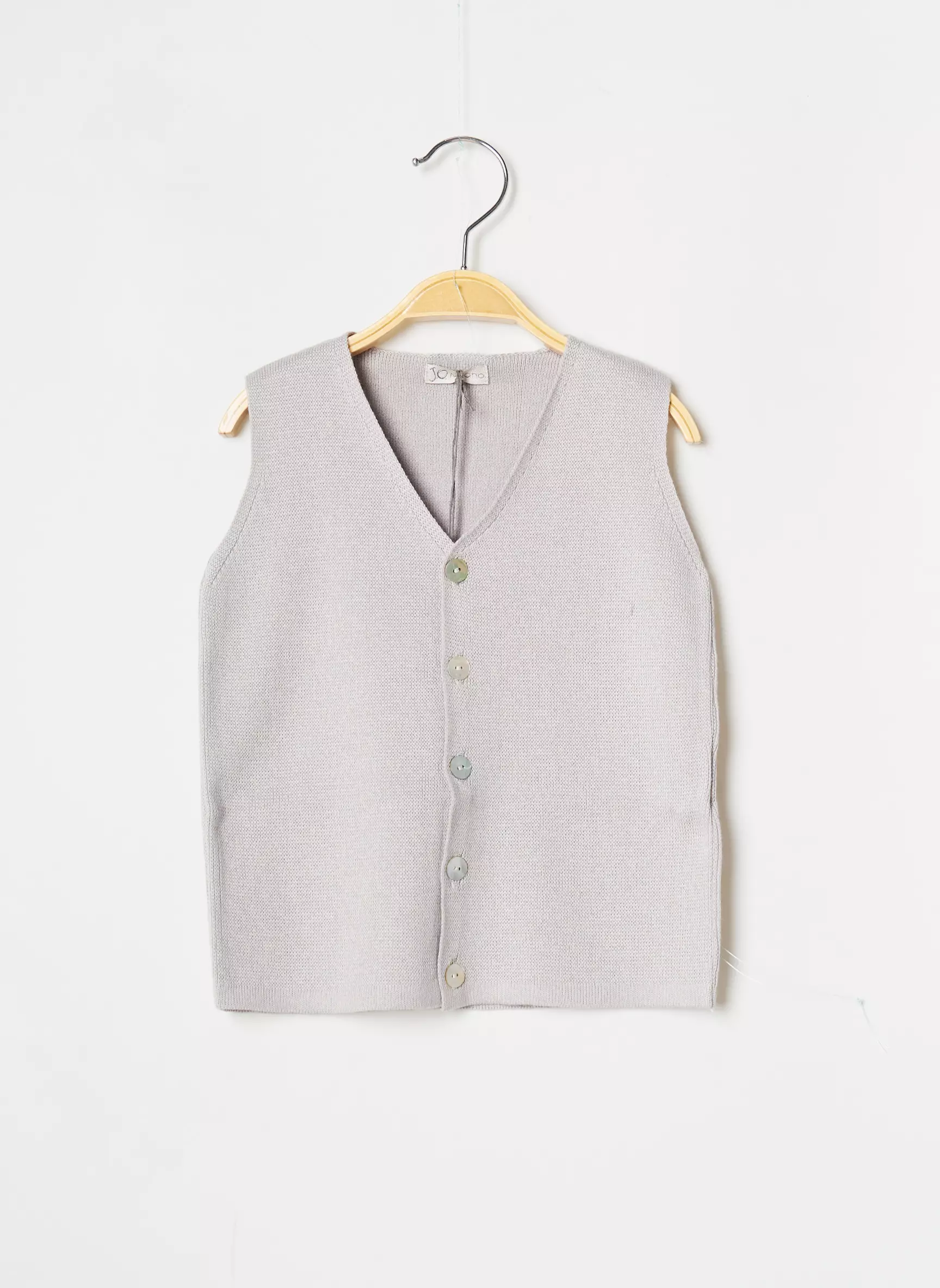 J O Milano Gilet Garcon couleur gris