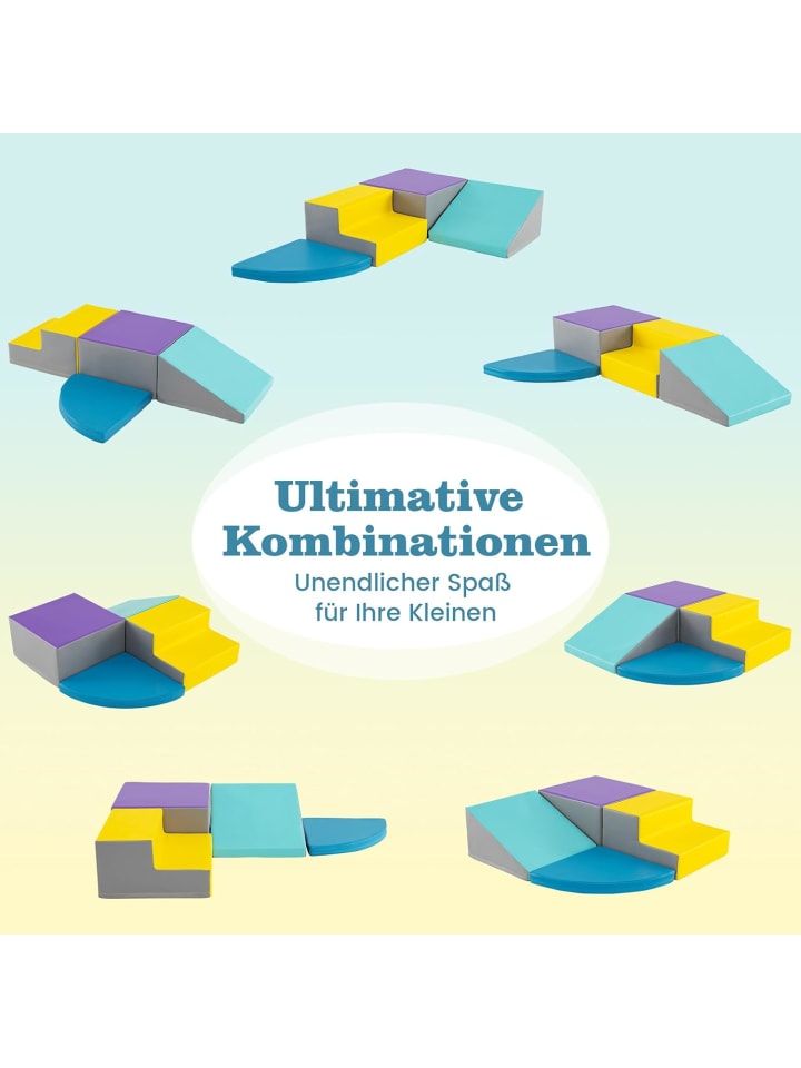 COSTWAY 4 TLG. Schaumstoffbausteine in Bunt günstig kaufen onesize