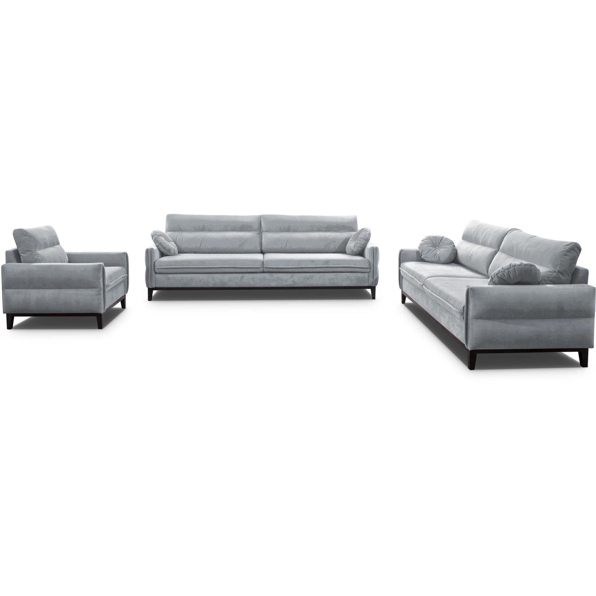 Beautysofa Sofa Belweder, Couchgarnitur 321 Möbelset, Sofa 3-Sizter 2-Sizter Sessel Polstergarnitur