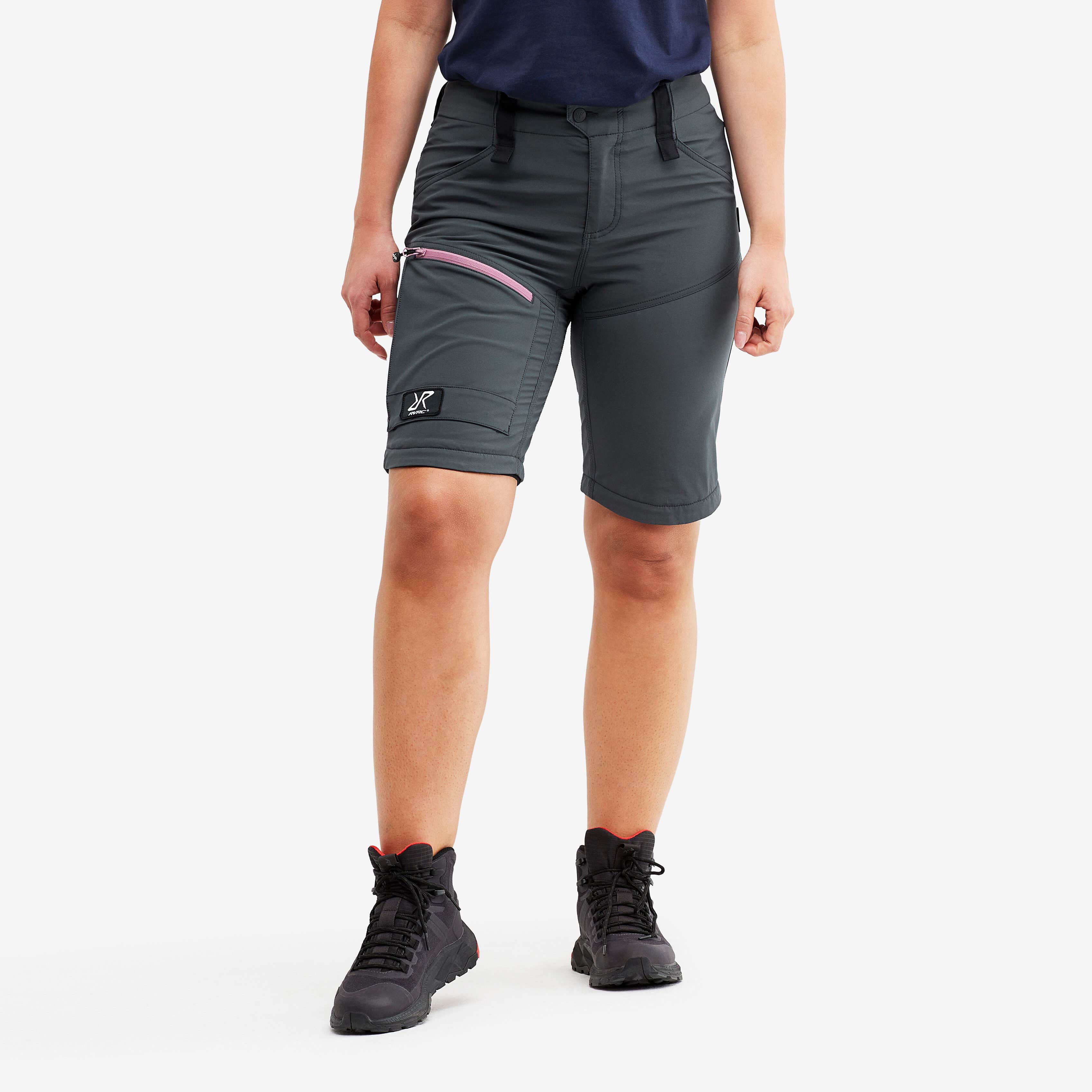 Silence T-zip Pants Femme Iron Grey/Rose