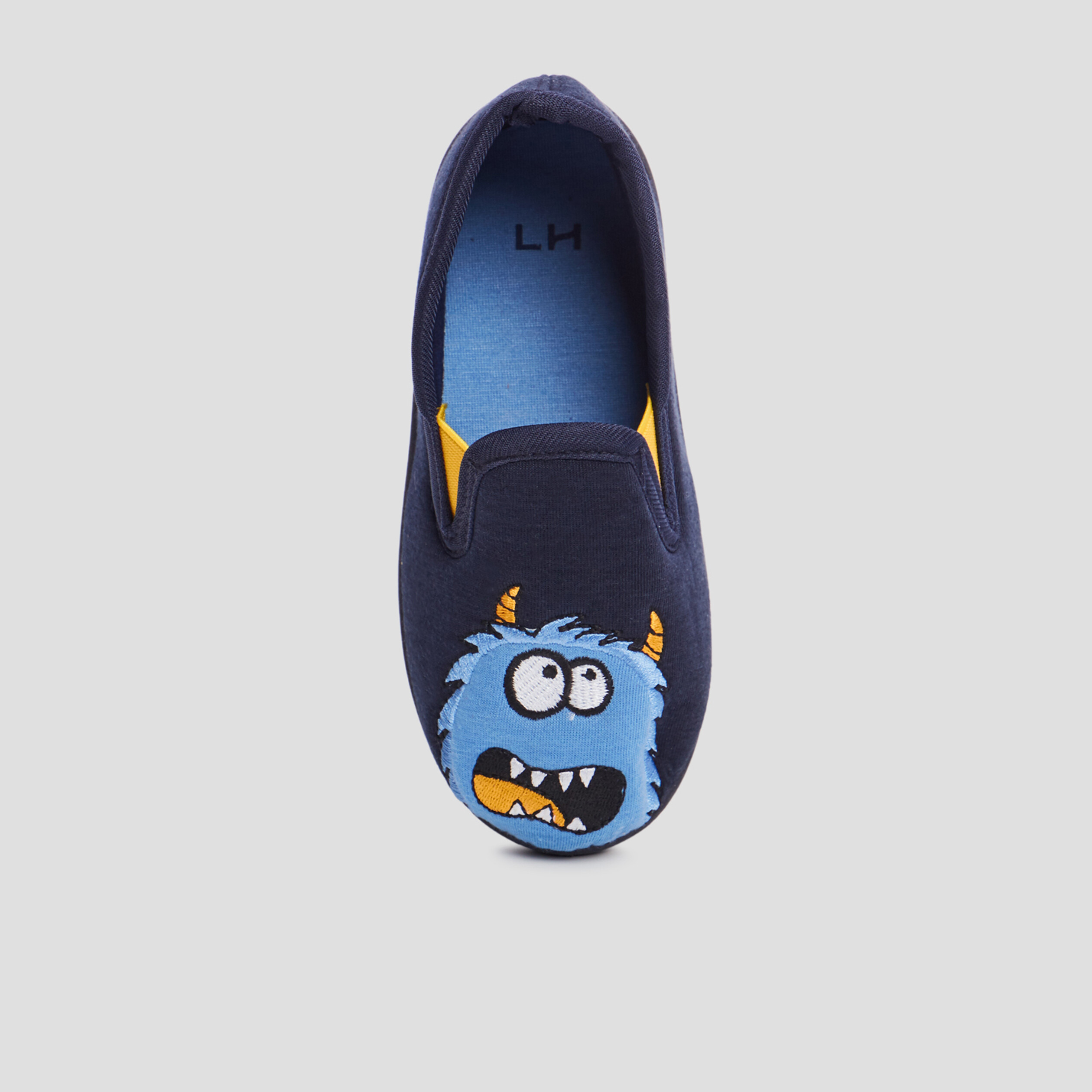 Chaussons sans gêne bleu garçon | La Halle