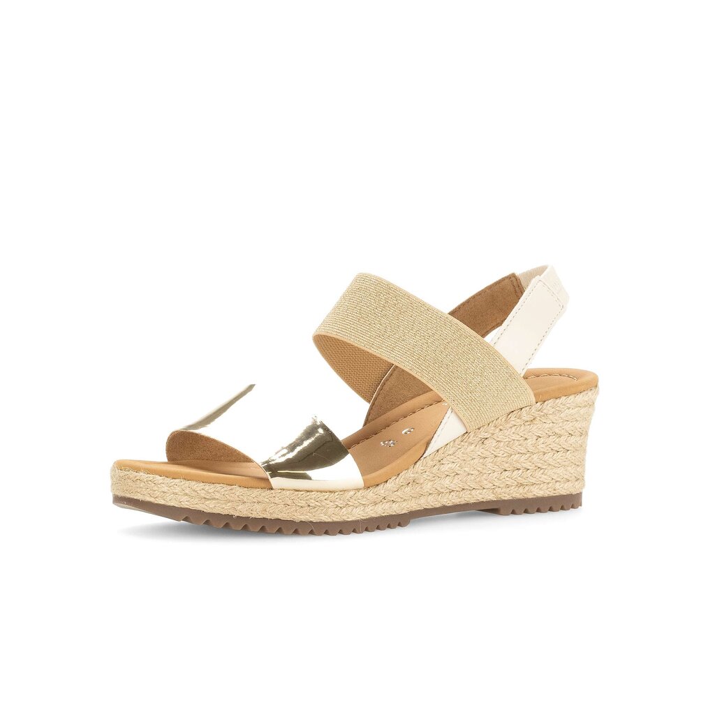 Gabor comfort Keilsandalette gold