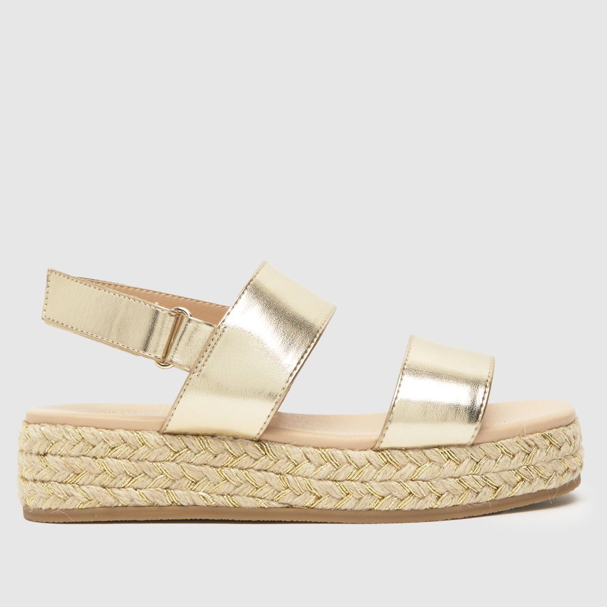 Espadriller med guldfärgade symboler för flickor och juniorer