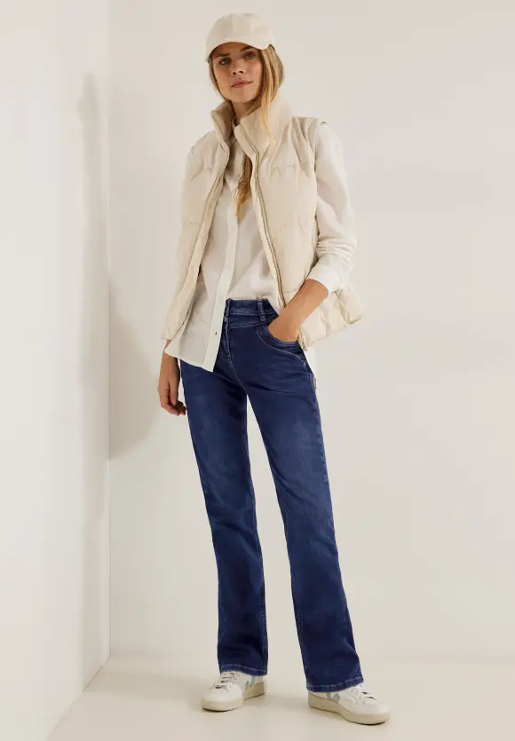 CECIL Slim Fit Jeans mit Bootcut