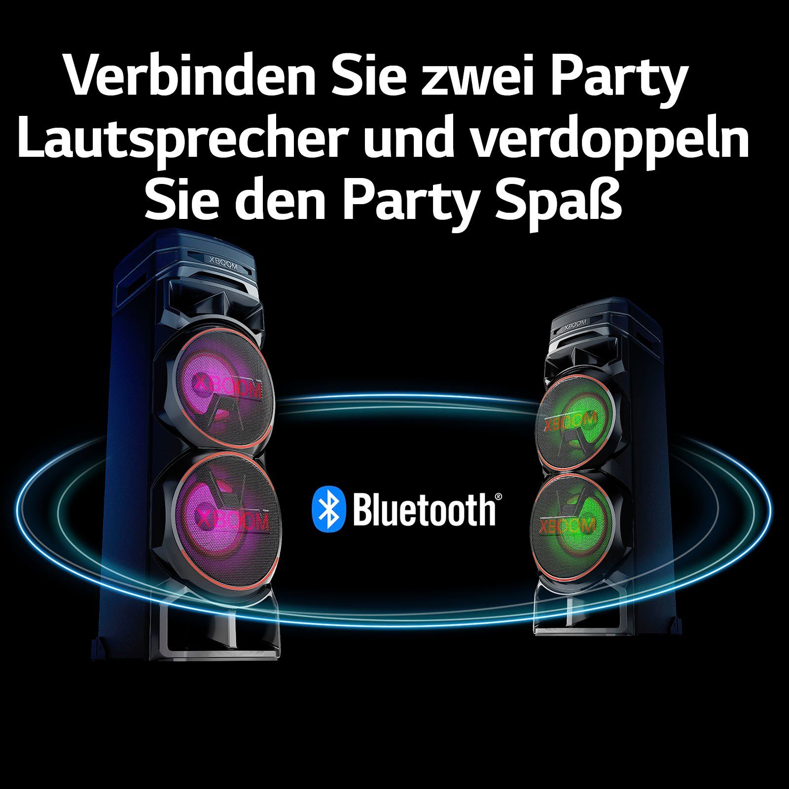 LG XBOOM RNC9 Stereo Party-Lautsprecher (Bluetooth)