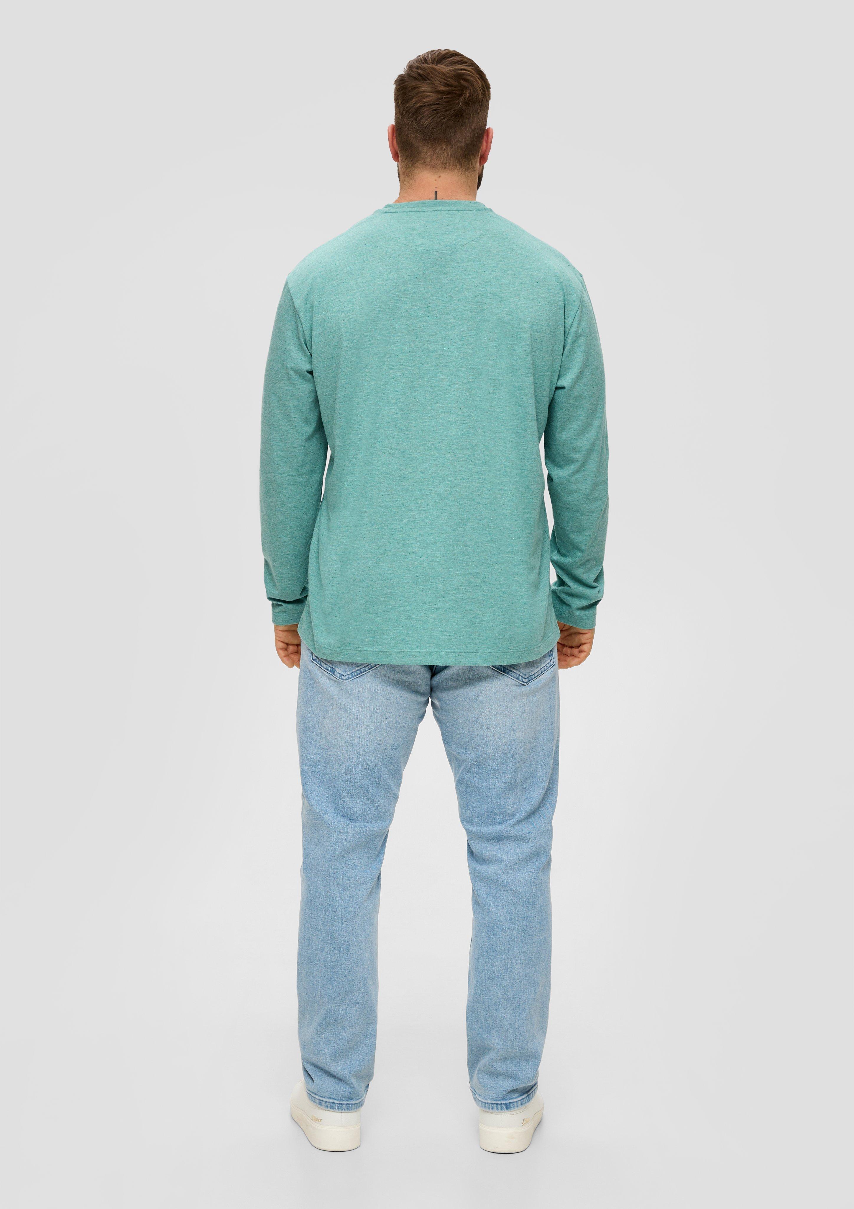Meliertes Langarmshirt  2143396-65W2