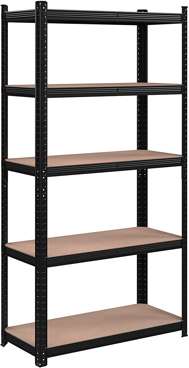 Songmics Regal, Rustikales Braun, 180x90x40cm