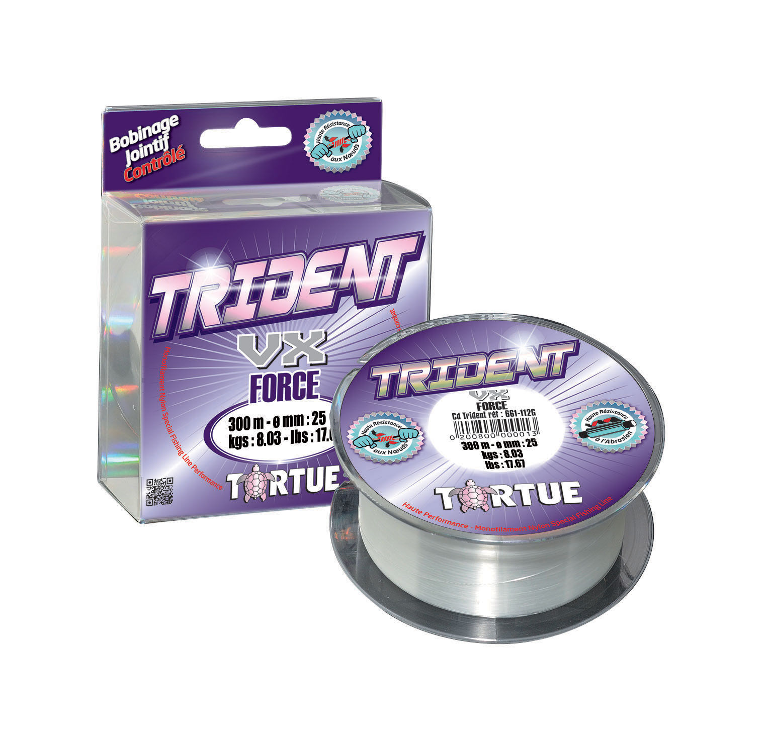 300m żyłka nylonowa Turtle Trident VX Force