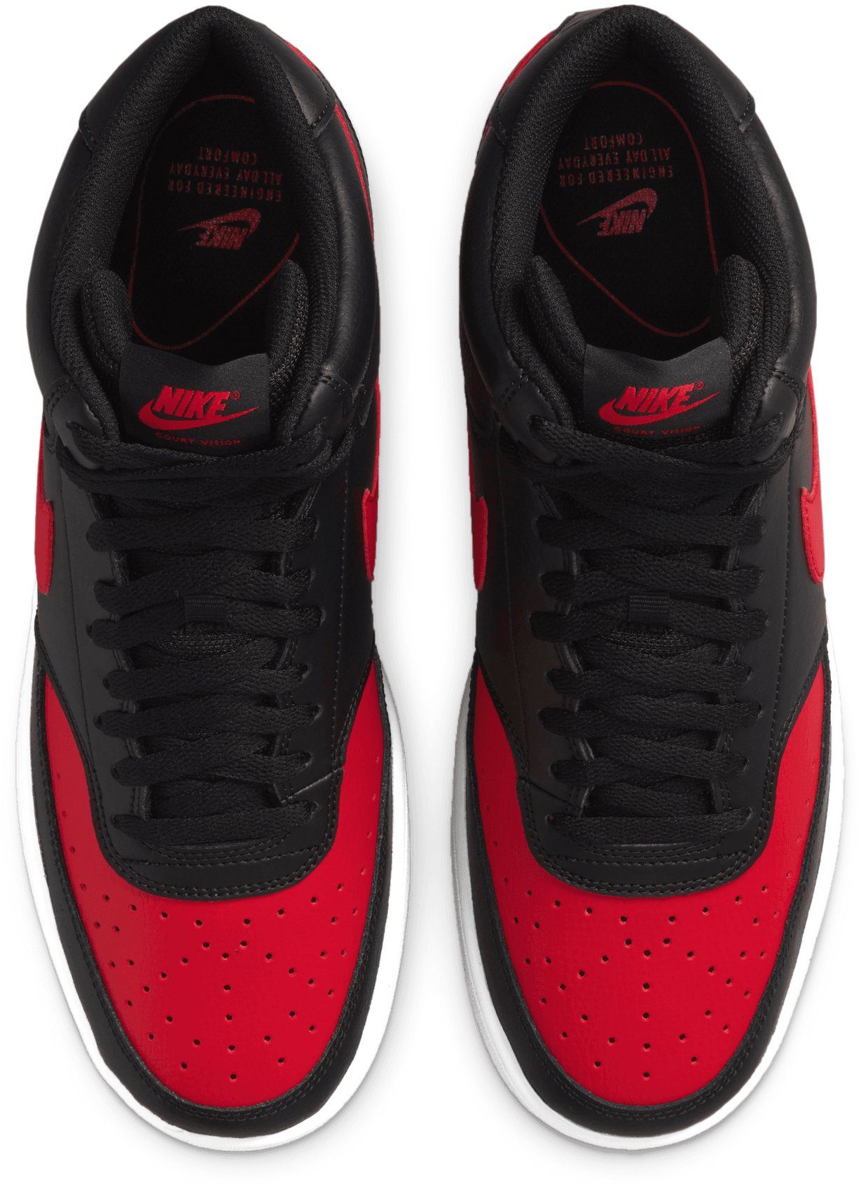 Nike Sportswear COURT VISION MID Sneaker Design auf den Spuren des Air Force 1