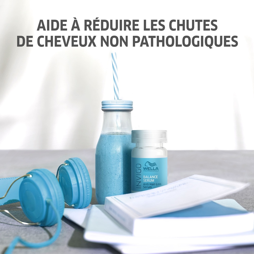 Wella Sérum anti-chute BALANCE, 8x6ml Soin pour cuirs chevelus sensibles