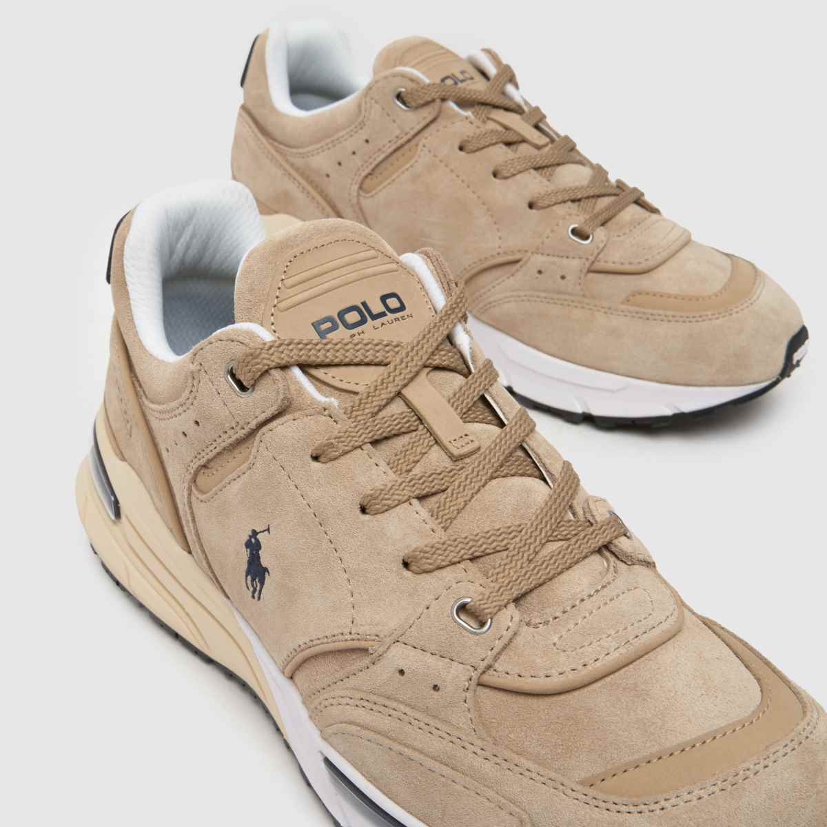 Polo Ralph Lauren – Trackster 250 – Beige träningsskor