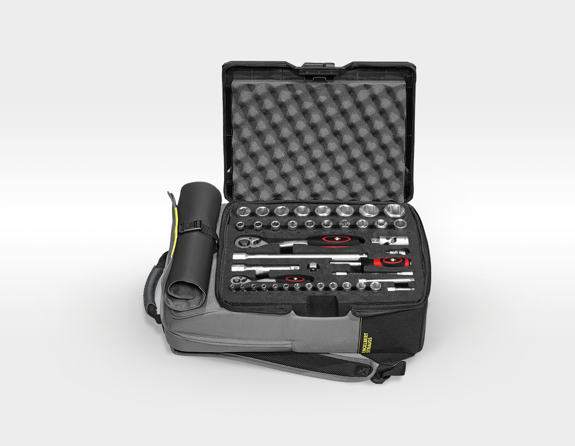 Einlage Steckschl. Classic + STRAUSSbox Rucksack