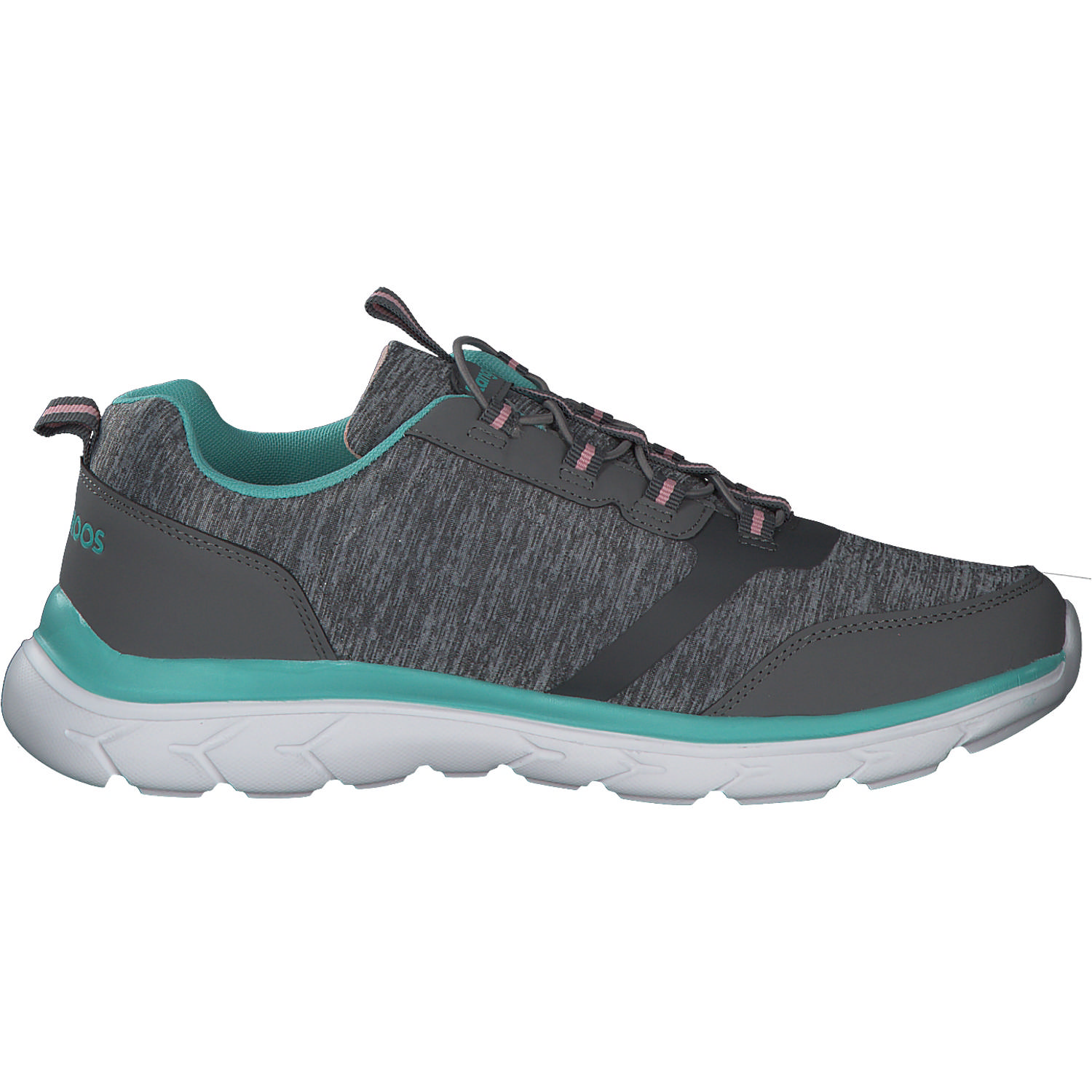 KangaROOS KN-Jessy 39332, Schnürschuhe, Damen, steel grey/ocean