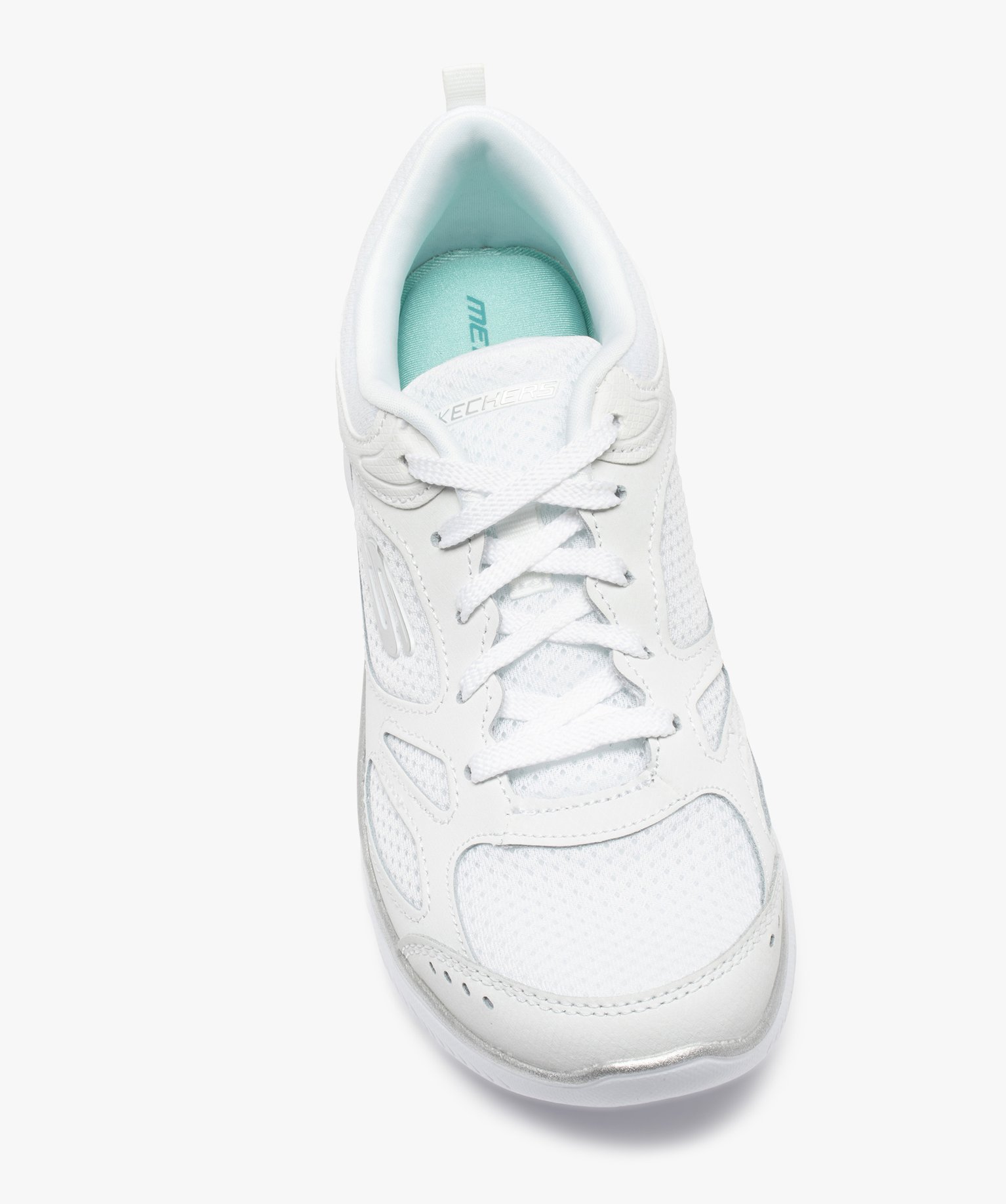 Baskets femme running multimatières – Skechers Summit blanc | GEMO