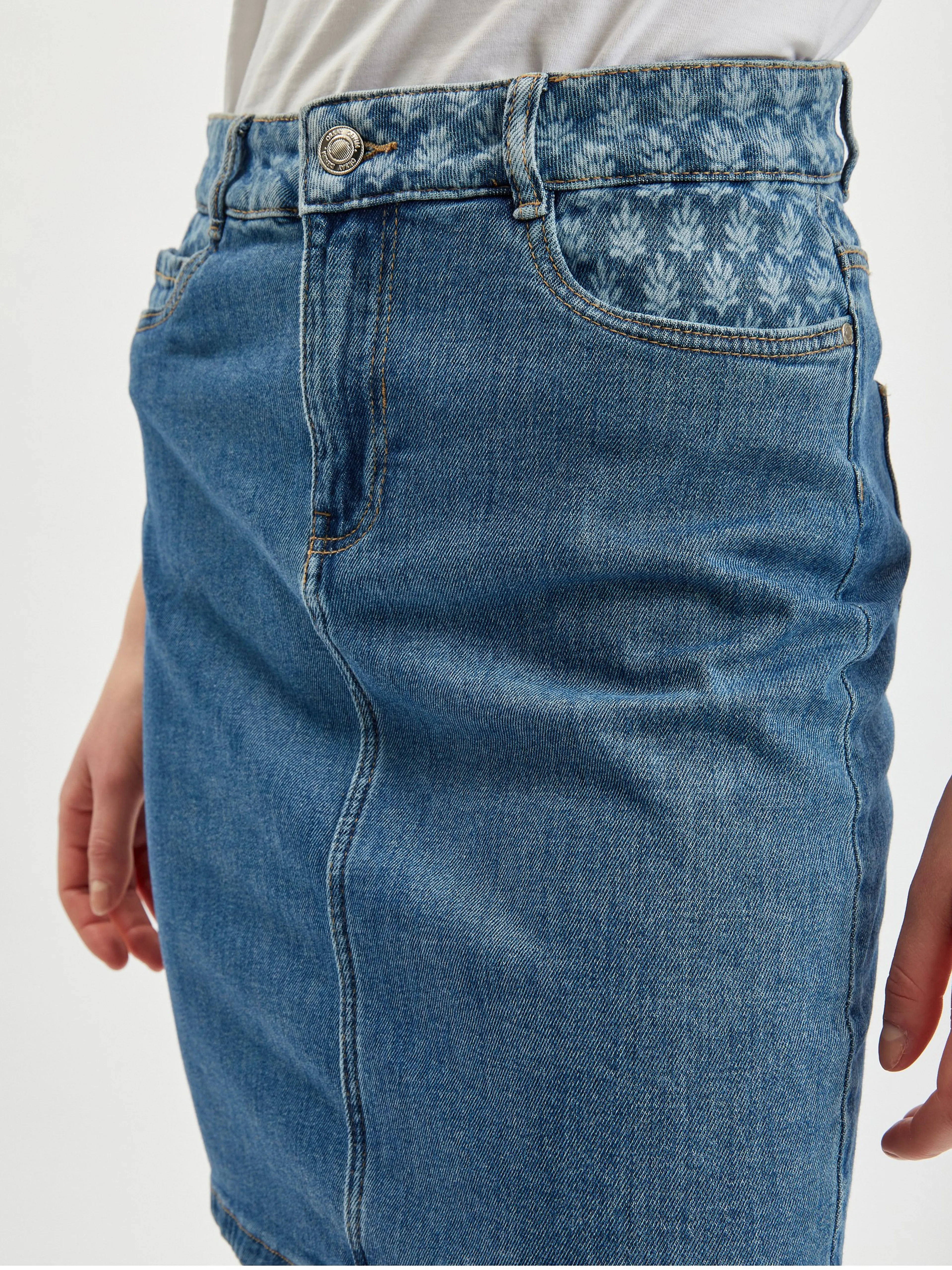 Blauer Damen-Denimrock ORSAY
