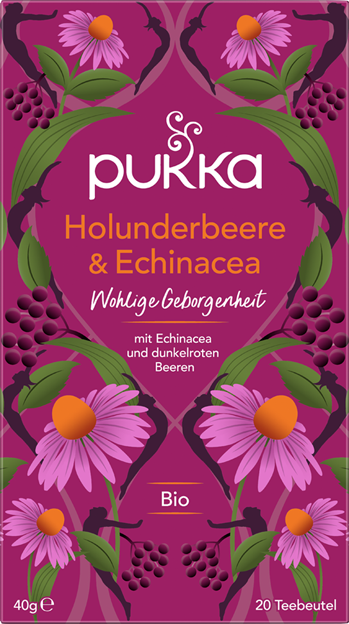 Pukka Bio-Früchtetee Holunderbeere & Echinacea