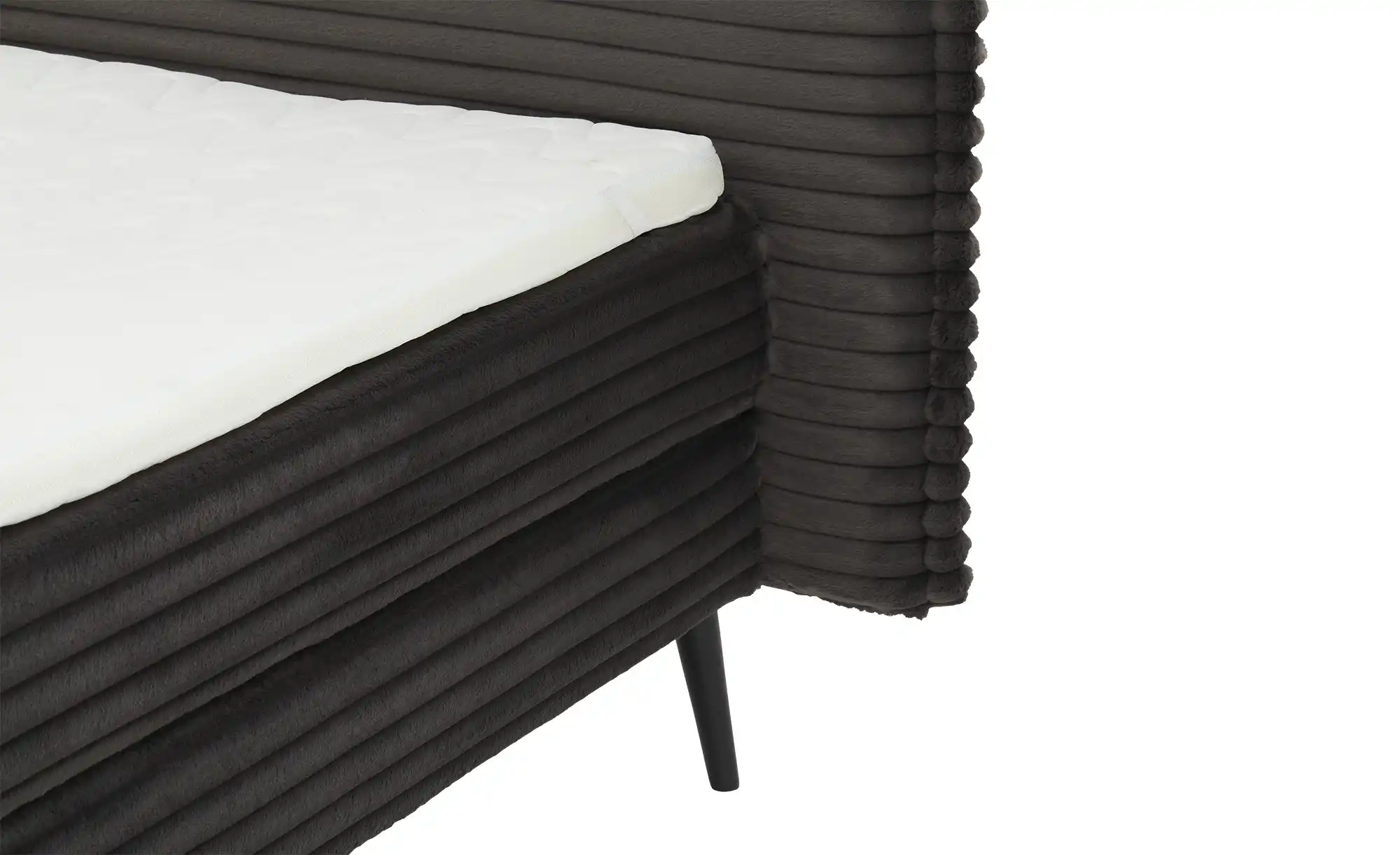 Twist Boxspringbett mit flauschigem Mega-Cordbezug Harper