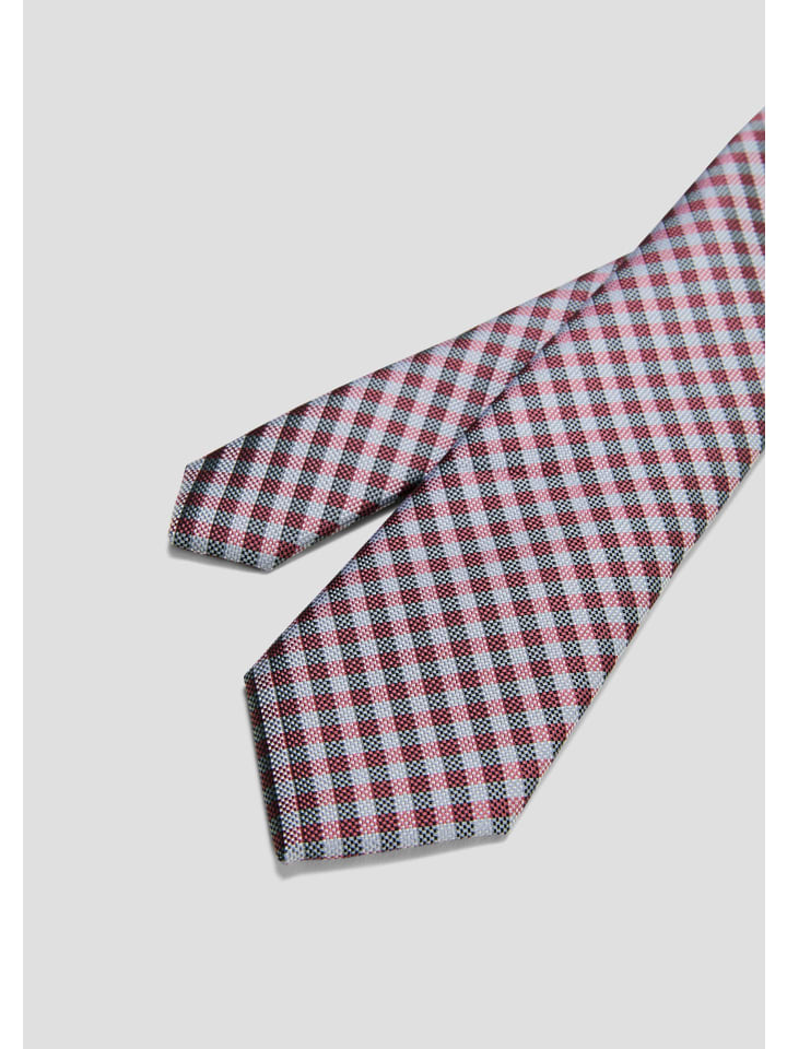 s.Oliver BLACK LABEL Krawatte in Grau-rot günstig kaufen 1