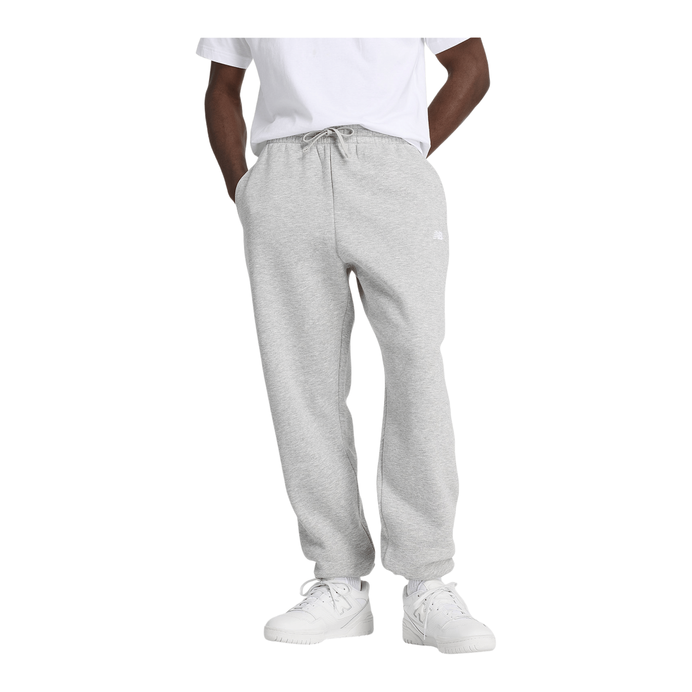 New Balance Sport Essentials Fleece Jogginghose Grau FAG