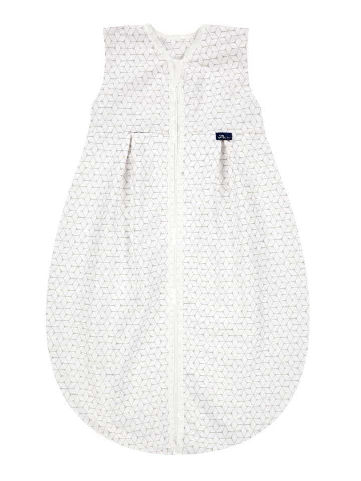 Alvi Baby Kugelschlafsack Molton in Raute Taupe günstig kaufen