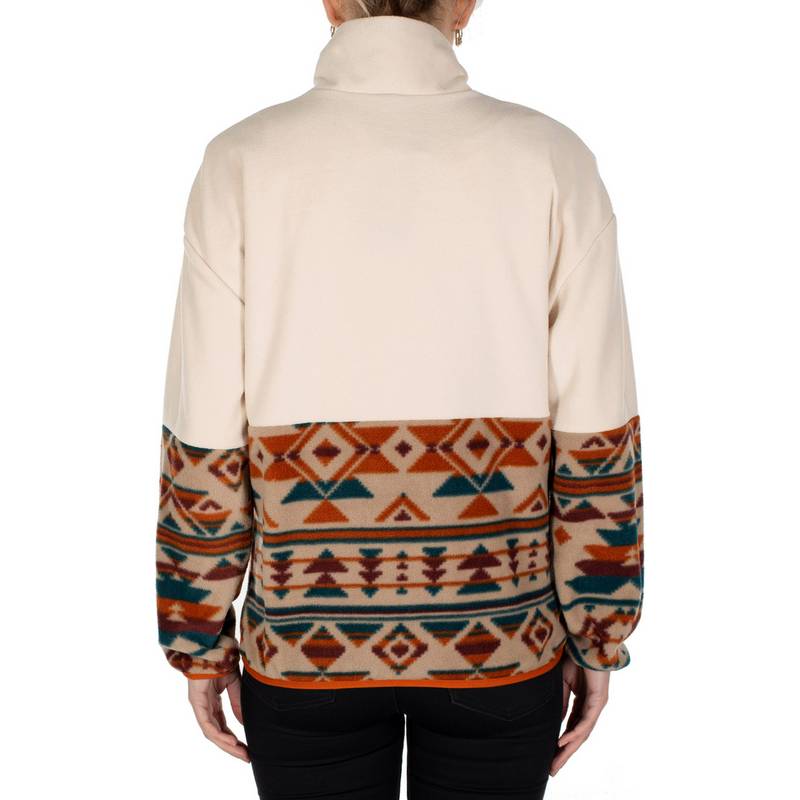 iriedaily Half Indi Fleecepullover Damen
