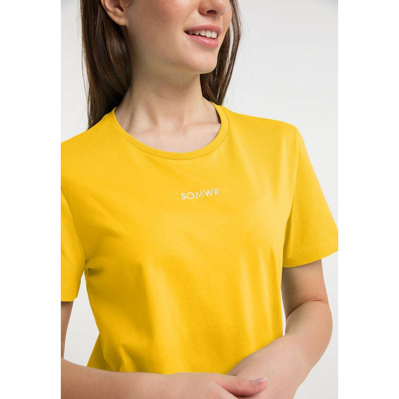 SOMWR Essential T-Shirt With Logo T-Shirt Damen