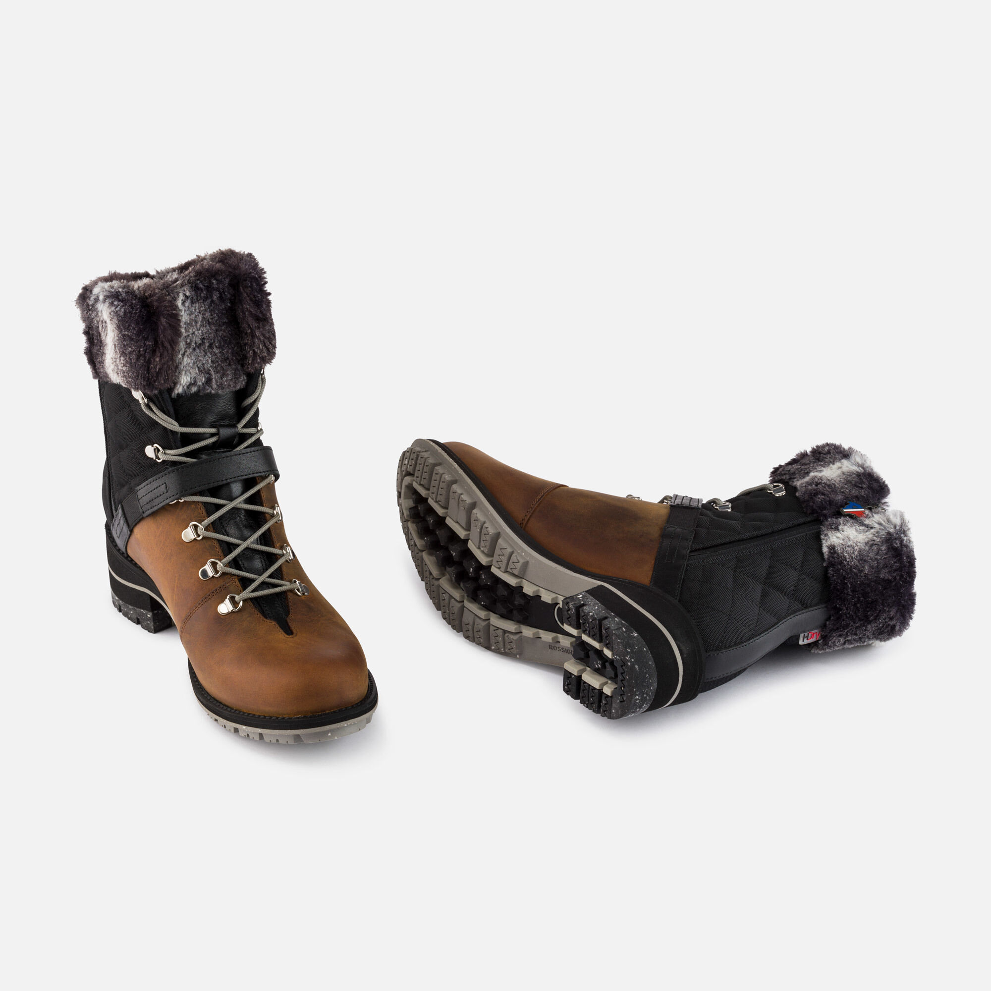 Bottines marron 1907 Megeve Femme