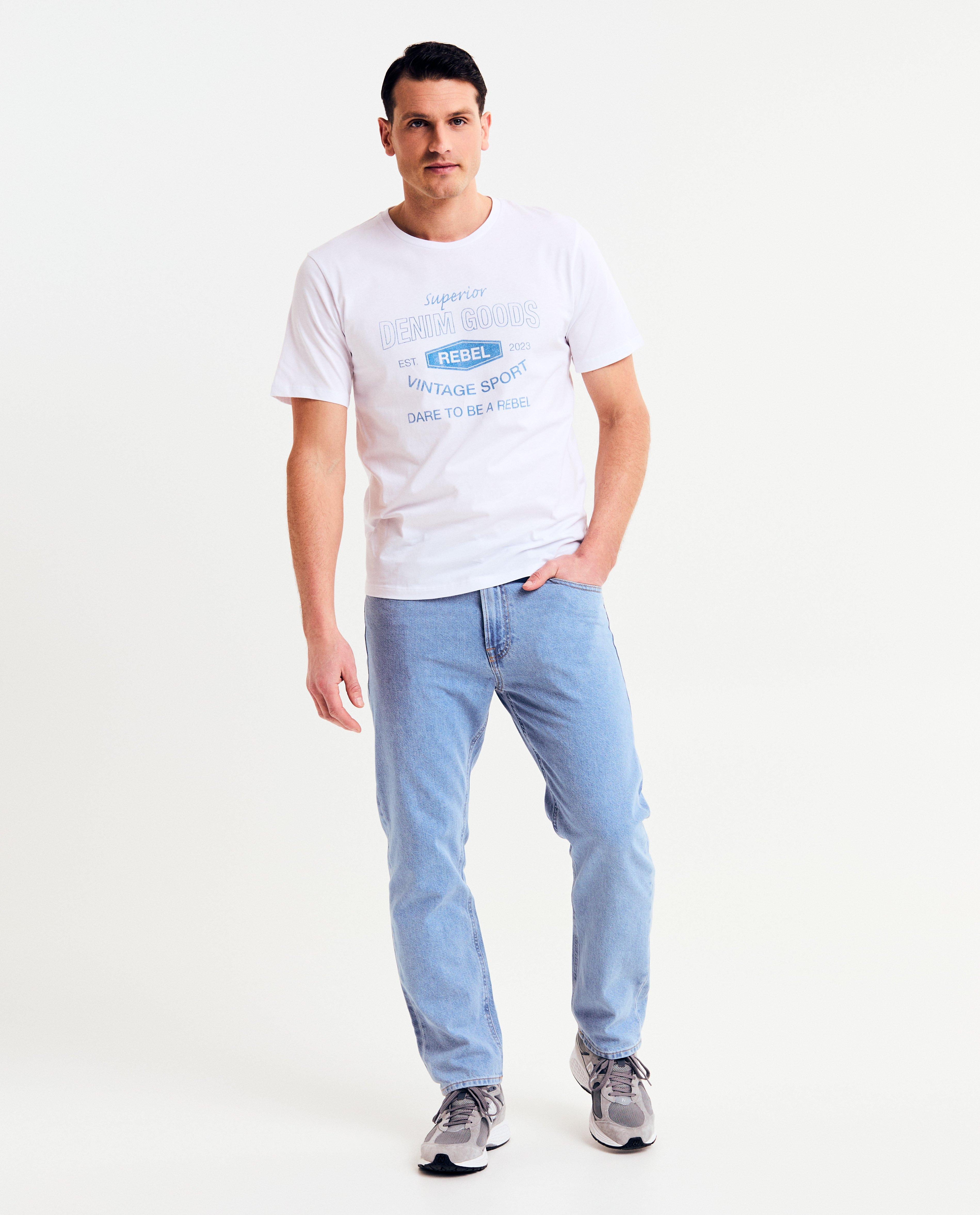 JJ Rebel Blue farmer, laza szabású, kék