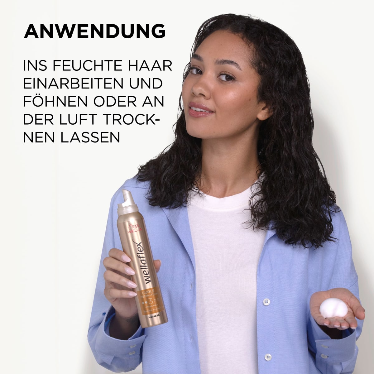 Schaumfestiger Locken & Wellen, Starker Halt, 200 ml