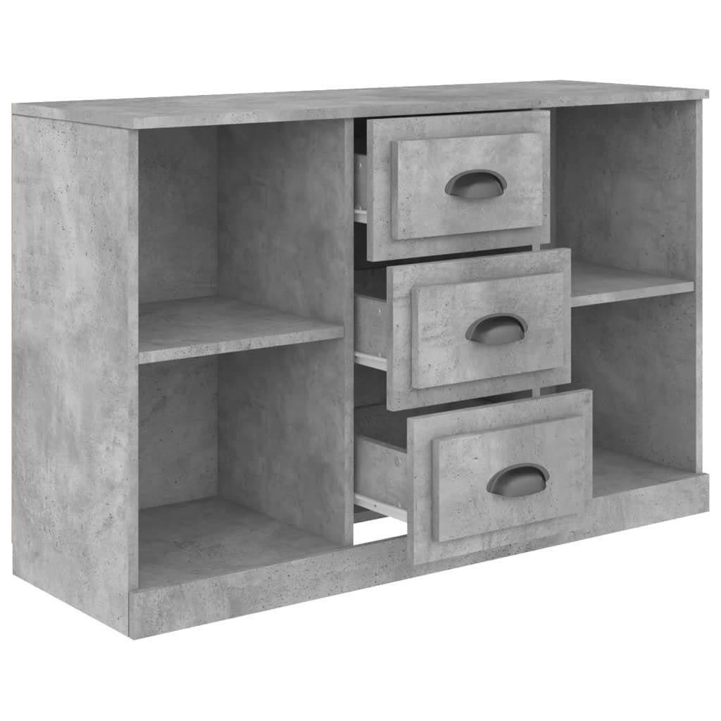 vidaXL Sideboard Sideboard Betongrau 104,5x35,5x67,5 cm Holzwerkstoff (1 St)