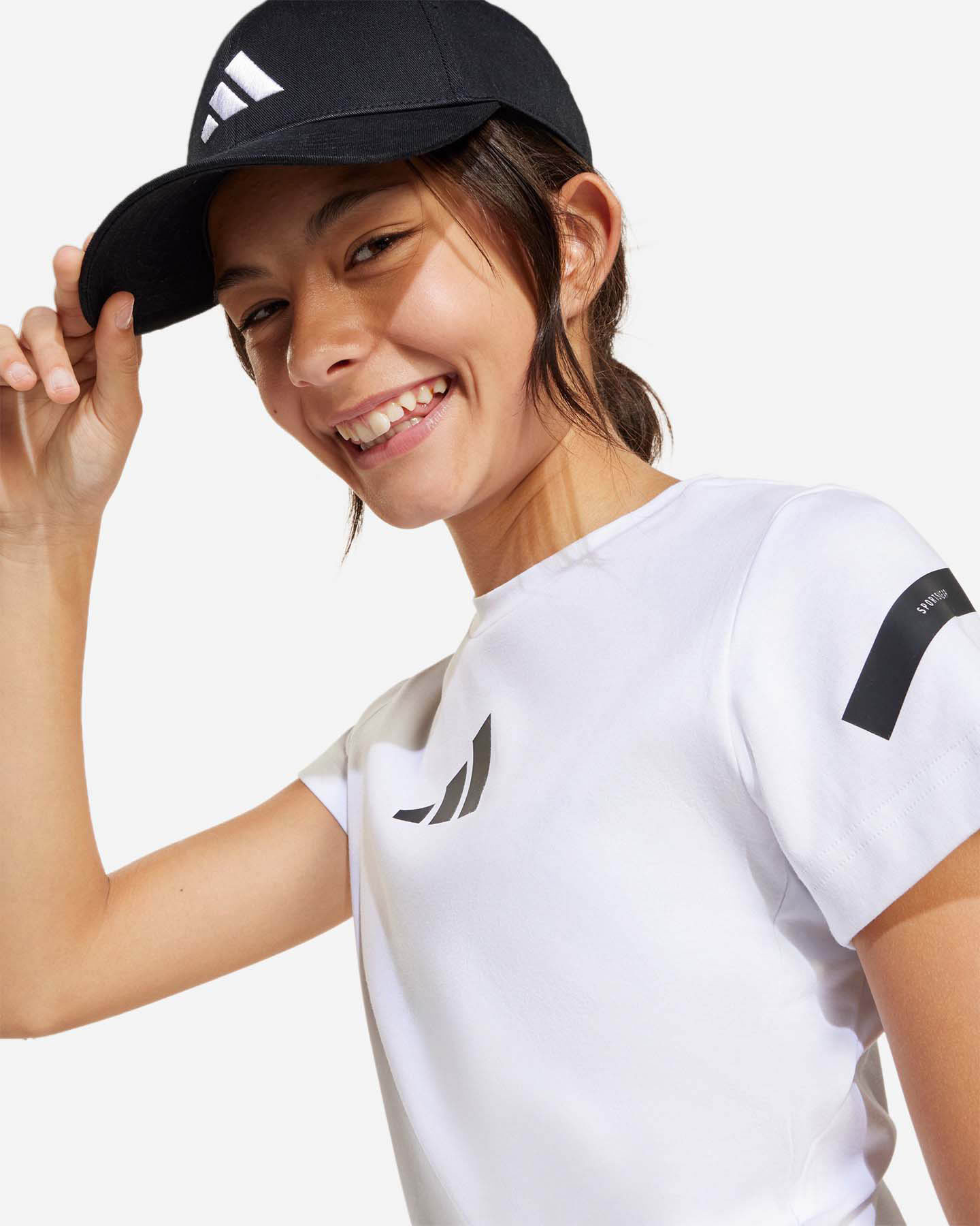 Koszulka Adidas Crop Zone Jr JD1317
