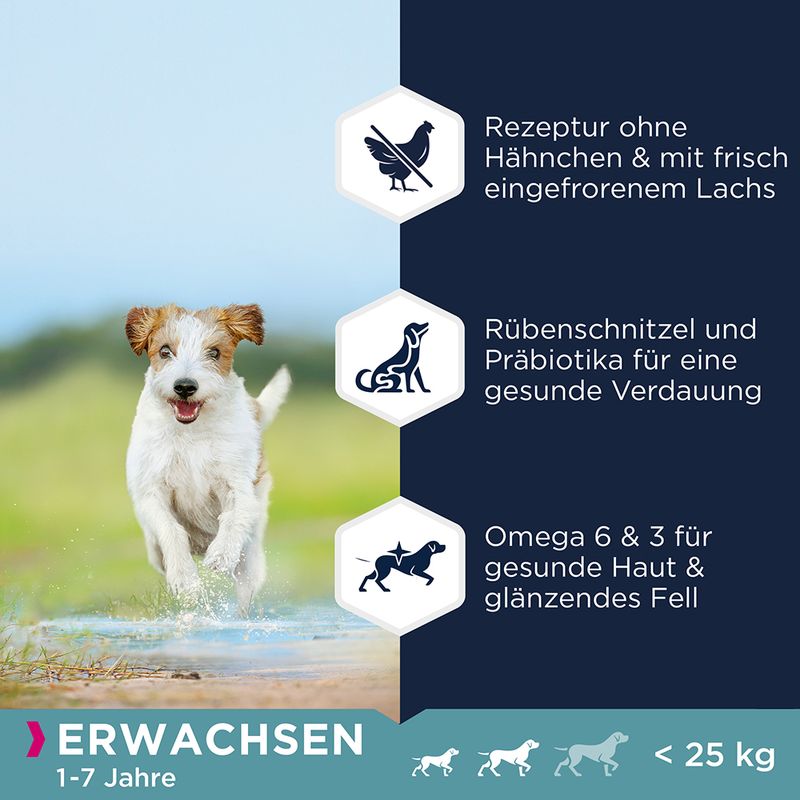 Eukanuba Grain Free Adult Small / Medium Breed mit Seefisch