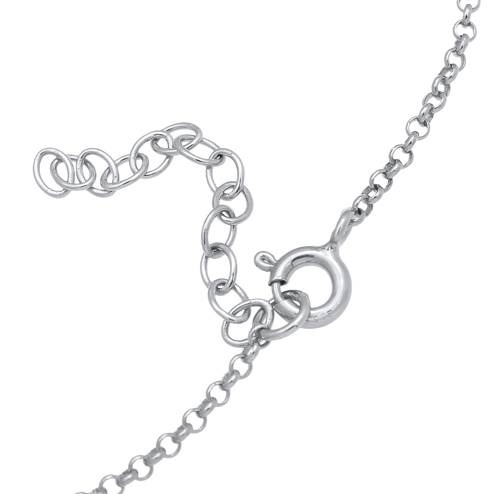 Elli Elli Bracelet de Cheville Feuille de Trèfle Porte-de-bonheur Filigrane Bracelet F Bijoux