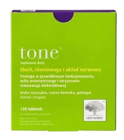 Naujas Šiaurės šalių tonas, 120 tablečių