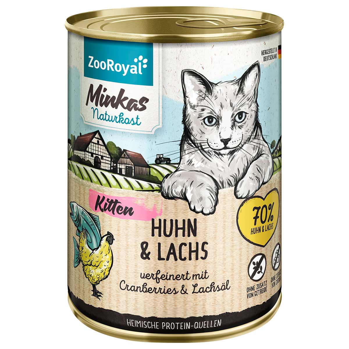 ZooRoyal Minkas Kitten Huhn und Lachs günstig kaufen