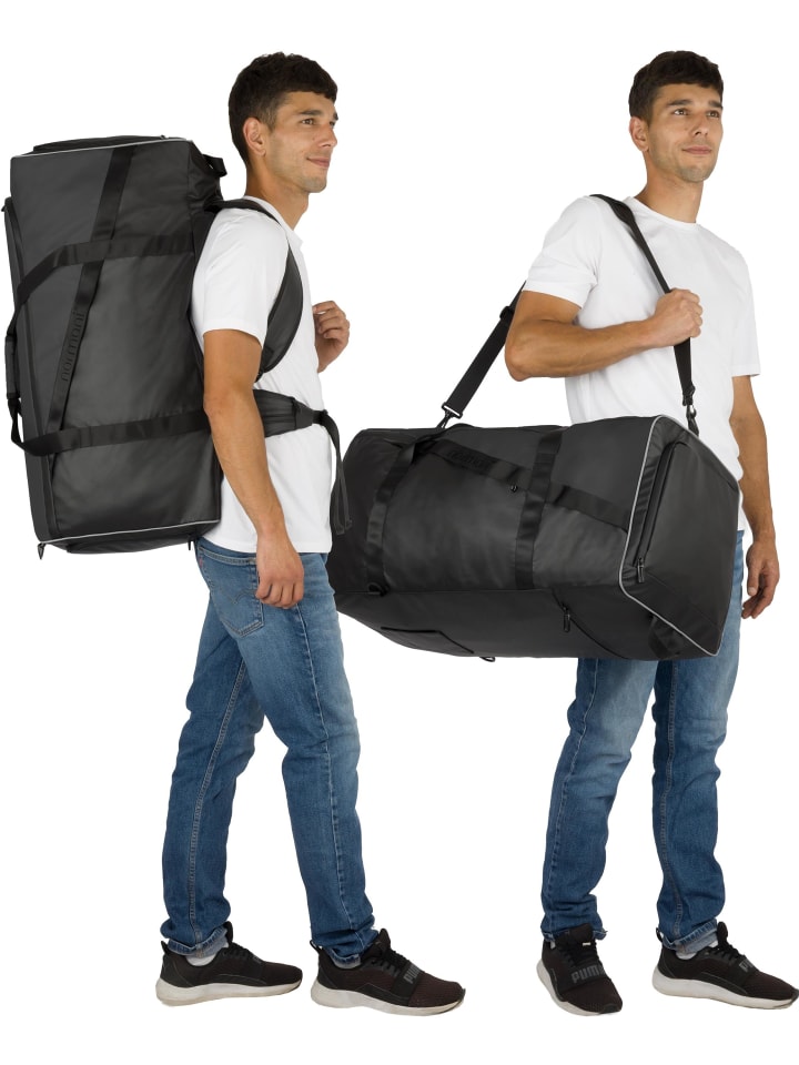 normani Sport- und Reisetasche mit Rucksackfunktion 90 l Nordpass in Schwarz günstig kaufen onesize