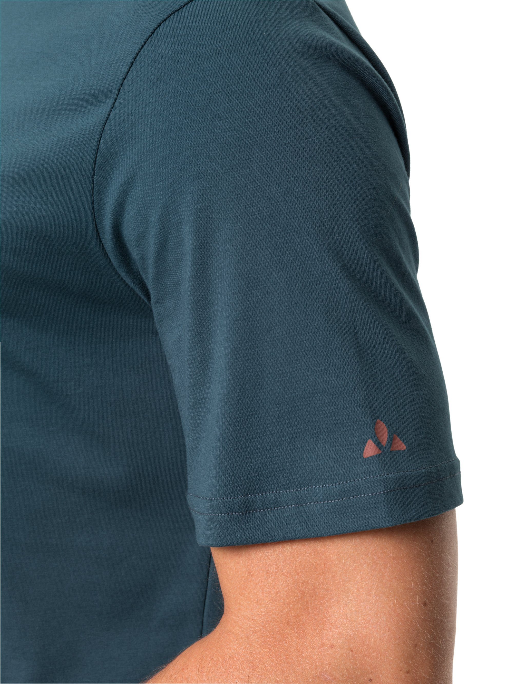 VAUDE T-Shirt Men's Logo Shirt (1-tlg) Grüner Knopf